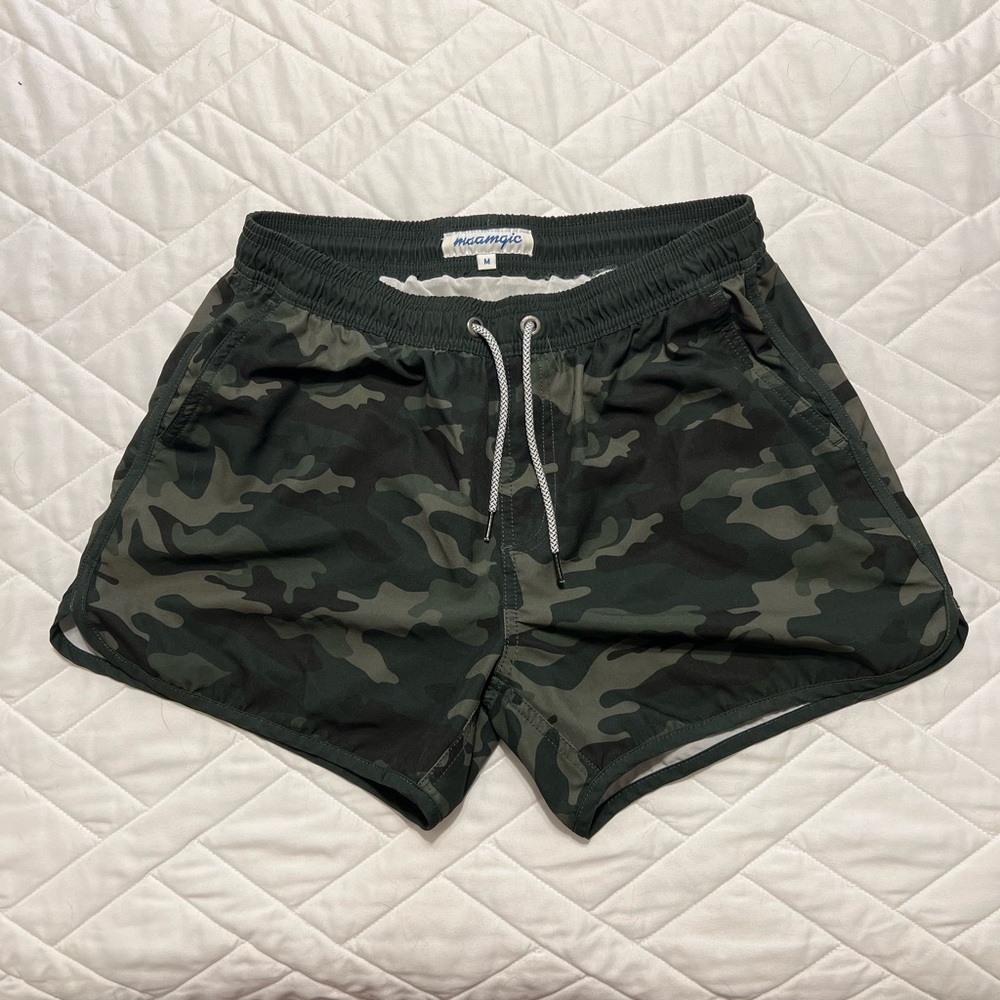 Camouflage Swim Trunks by Maamgic